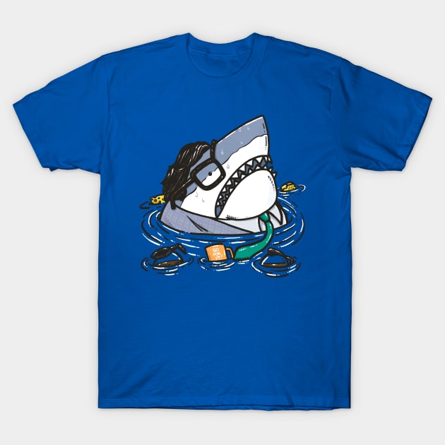 Motivational Shark T-Shirt by nickv47